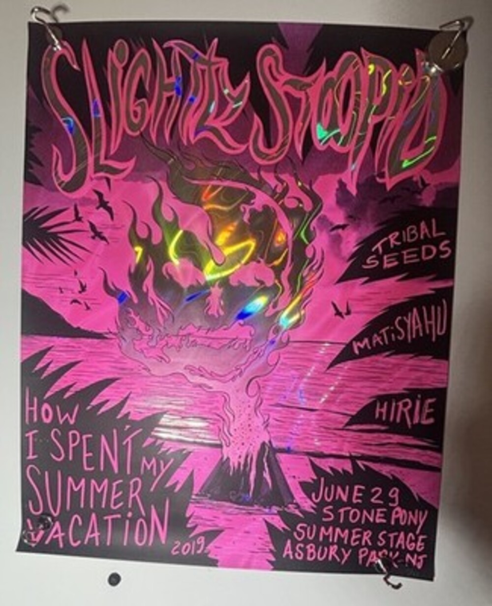 Slightly Stoopid Limited Edition Concert Poster Stone Pony Asbury Park 2019